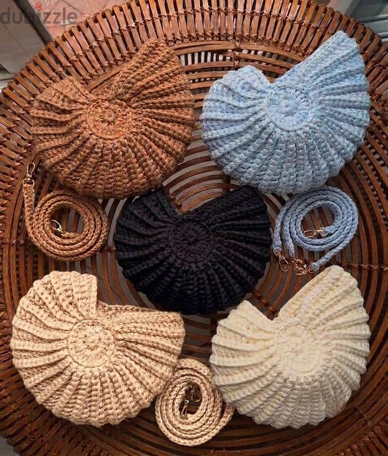 crochet seashell bag 2
