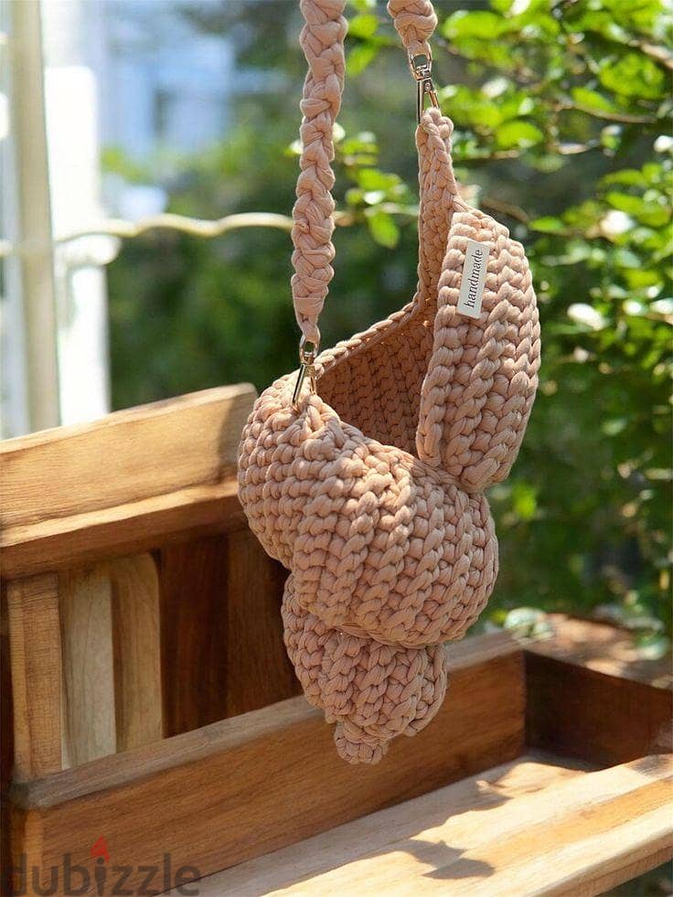 crochet seashell bag 2