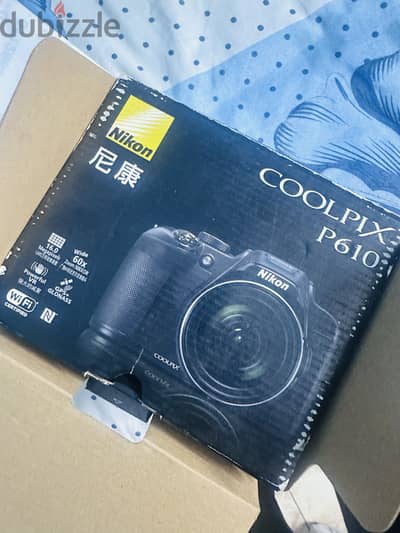  Nikon Coolpix P610 زيرو بالكرتونة | متفتحتش + wifi