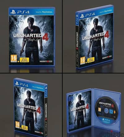 Uncharted 4 للبيع /حاله نادره كسر زيرو بدون اي خدش