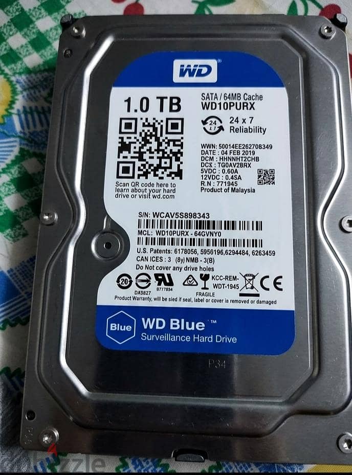 HDD 1T 1