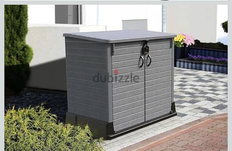 Cosmoplast Plastic Outdoor Garage Storage Shed 850 liters