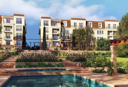 Corner Apartment For Sale at  sarai Phase Elan New Cairo   Elan by Developer MNHD With down Payment and instalments