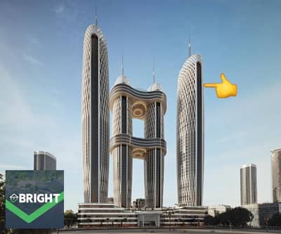 مكتب للبيع على محور محمد بن زايد داخل أيقونة متعددة الاستخدامات