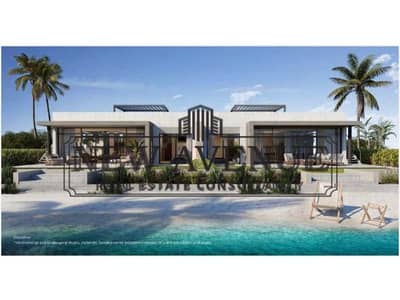 توين هاوس للبيع   صف أول لاجون متشطب بالكامل استلام فوري  بحري في سوان ليك الساحل الشمالي Swanlake north coast