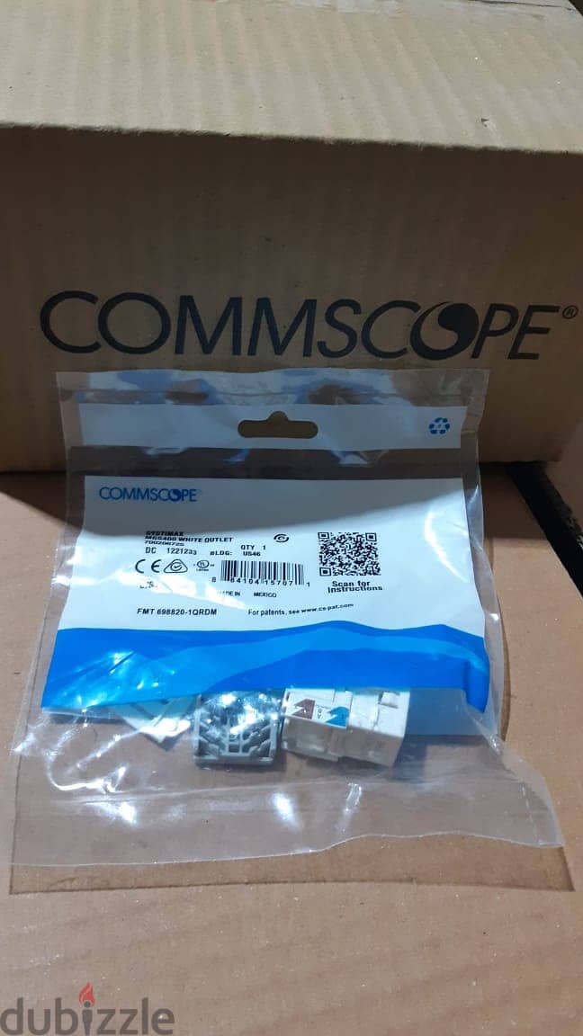 Commscope Systimax Cat6 Module White 3