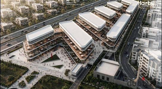 Clinic For Sale  عيادة للبيع 53 متر متشطبة في seven complex  علي شارع زويل مباشرة في حدايق اكتوبر October gardens بمقدم 10%