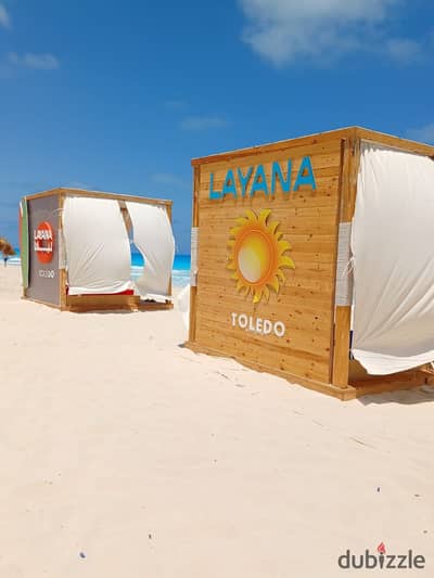Fully Finished Chalet for Sale with Furniture, Appliances & Air Conditioning in Liana North Coast | Directly on the Sea | Flexible Installment Plans