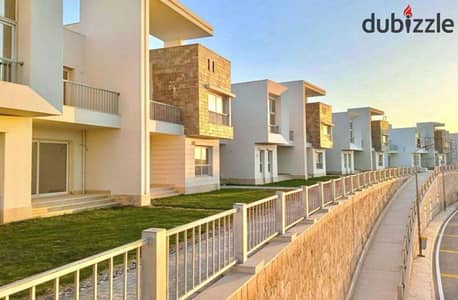 Finished chalet for sale in installments over 8 years in Youd Ras El Hekma, North Coast