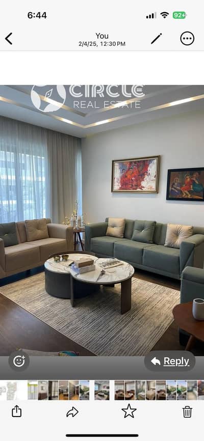 Ultra Lux Fully Furnished 142 SQM Apartment For Rent in Lake View 5th Settlement New Cairo Near AUC and Golden Square