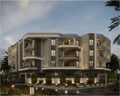 Ground floor apartment with a garden for sale in Al-Nadi Villas area