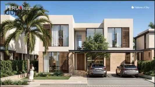 Chalet for Sale with a Direct Lagoon View in Perla Ras El Hekma, North Coast, Fully Finished with Installments