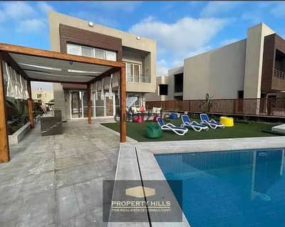 Fawry Villa First Row by the Sea in the Heart of Porto Golf Marina next to Alamein and Marina Installment