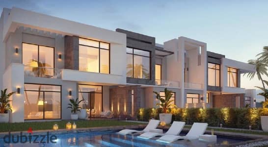 Twin house villa, sea view for sale in Gaia Ras El Hekma, North Coast