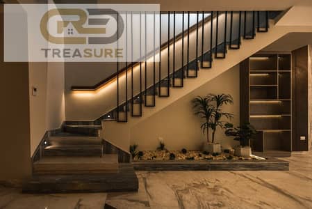 semi furnished Twin house for rent in PK2 - new cairo