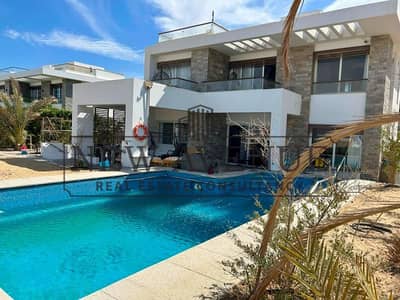 فيلا فاخرة للبيع في سهل حشيش الغردقة  Sahl Hasheesh - Hurghada | إطلالة على البحر وحمام سباحة خاص