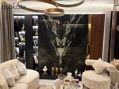 For Sale — Luxury Apartment in El Shorouk 1 Located in one of the most prestigious areas of El Shorouk City, Cairo  Property Details:  Area: 174 sqm  Floor: 2nd floor inside a private villa  Finishing: Ultra-luxury hotel-style finishing  Fully furnished w