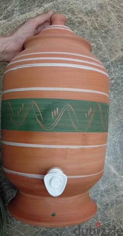 برمة ماء طينية - كولمان فخار - زقوفة - coleman - Clay water cooler