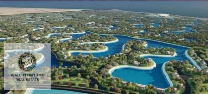 شاليه للبيع في ساوث  ميد 3 غرف  مساحه 131م اول عماره امام الخدمات فيو مباشر علي اكبر لاجون حجز اول لونش
