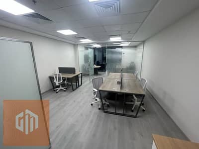 مكتب اداري 65م مفروش للايجار باقل سعر -Hyde park- New cairo
