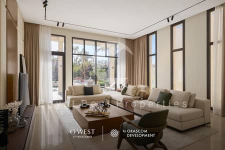 تاون هاوس | 174 مترًا كمبوند أوويست تشطيب كامل |