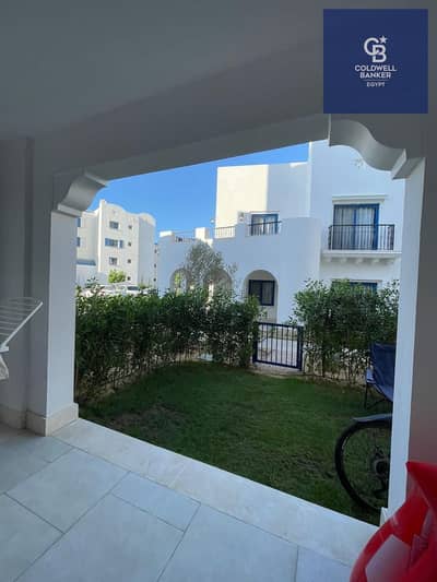 Apartment with garden for sale in Marassi Greek Village | Prime location near the sea and marina | 77m² + 35m² garden | 1 bedroom