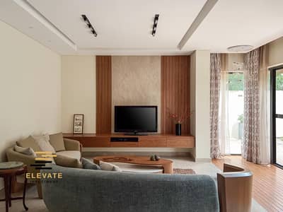 Apartment for rent 2 rooms ground floor with garden fully furnished Compound Lake View Residence