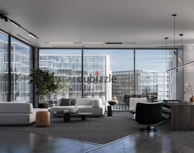 Prime Business Location admin office for sale in Ever West, Sheikh Zayed, directly on the 26th of July axis