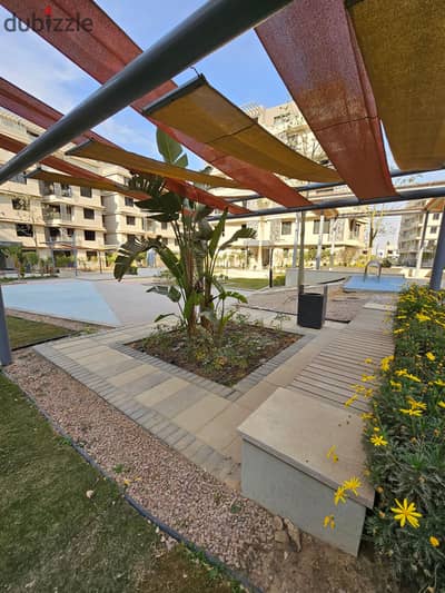 Apartment for rent in the Badia Compound at Palm Hills with kitchen and air conditioning