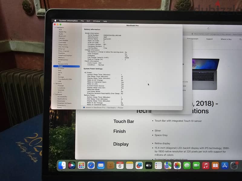 MacBook Pro 15-inch ,2018 5