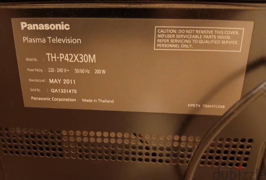 Panasonic Plasma TV 2