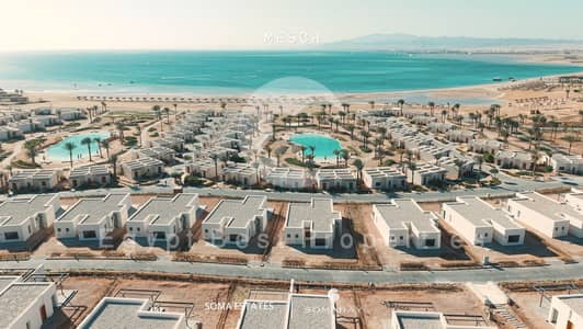 خصم 30%!! آخر شاليه غرفتين نوم _إطلالة كاملة على البحر_تشطيب كامل + تكييفات_أقل سعر_مقدم 5% | أول قسط بعد سنة @MESCA_SOMABAY