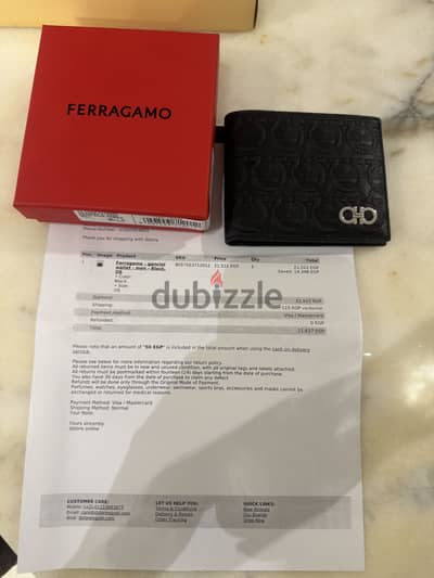 Ferragamo Wallet- Brand New with box and receipt