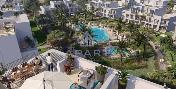 بينتهاوس ريسيل في مراسي شركه اعمار موقع مميز جدا بأقل سعر في الماركت