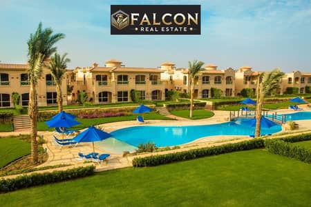 Chalet with roof, 150m², 3 bedrooms, fully finished, open view, for sale in La Vista Topaz, Ain Sokhna