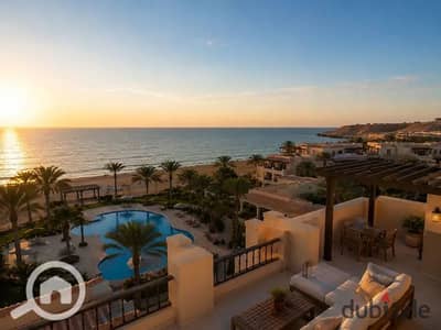 فوري فيلا 3 ادوار متشطبة بالتكييفات فيو مفتوح علي البحر بجانب Hacienda Blue بالم هيلز