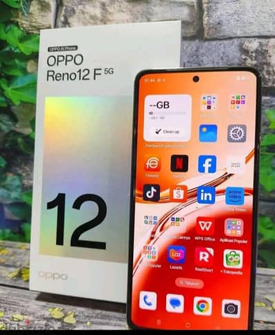 oppo reno 12f 5g 256g ram12 زيرووو حرفيا