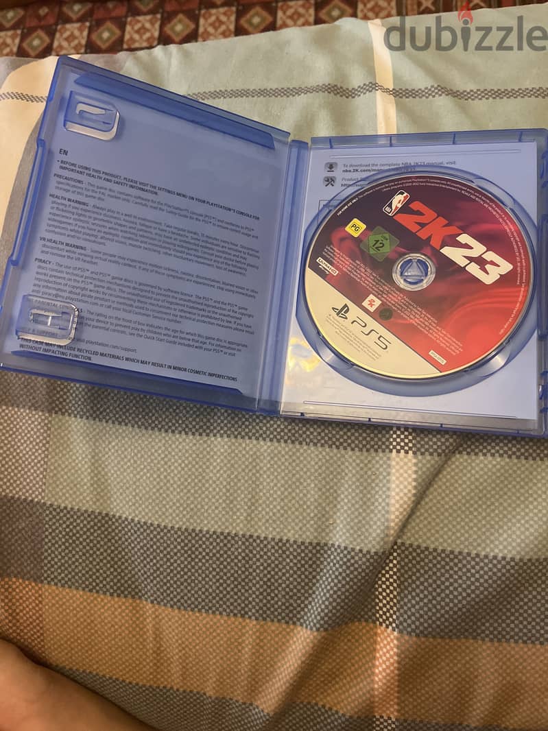 NBA 2K23 PS5 Original Disc + Case 1
