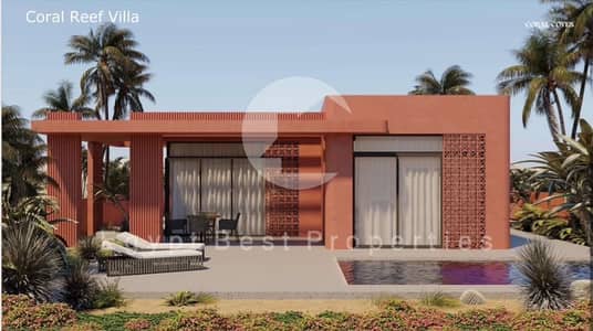 شاليه غرفتين نوم بإطلالة على البحر للبيع في سوما باي - الغردقة - البحر الأحمر  بمقدم 5% فقط وتقسيط يصل إلى 8 سنوات.