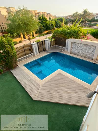 Twin house The Heart New Cairo+ private pool -Mivida -Fully Finished