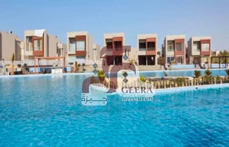 بفيو علي البحر مباشره شاليه متشطب بالكامل استلام فوري