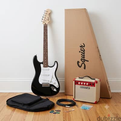 Fender Squier Stratocaster Full Kit