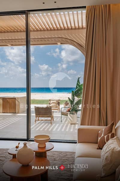 Direct Sea View Villa Fully Finished & Acs At Ras El Hekma with Longest Payment plan up to 10 years By Palm Hills with Best Price