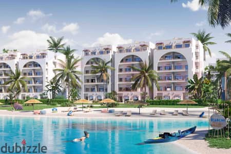Chalet for sale, 45 sq m, North Coast, prime location (Marassi - Km 135 Sidi Abdel Rahman - Seafront - 600,000 EGP down payment)