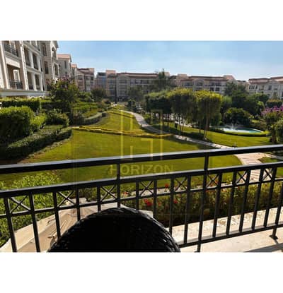 Best view Semi furnished apartment 3rooms rent in Regents Park New Cairo