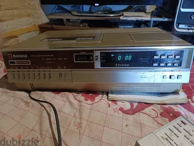 فيديو الزمن الجميل ناشيونال nv-7500 الياباني بحالة الزيرو