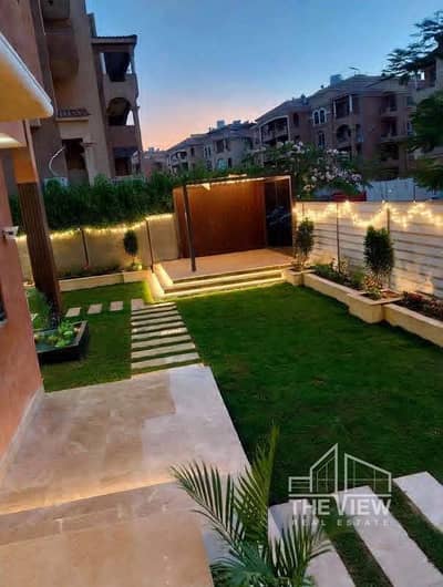 شقة  ارضي  بجاردن  خاصة  للبيع كمبوند  الخمايل Khamayel Compound  المرحلة  التانية الهضبة  تشطيب مودرن استلام فورى