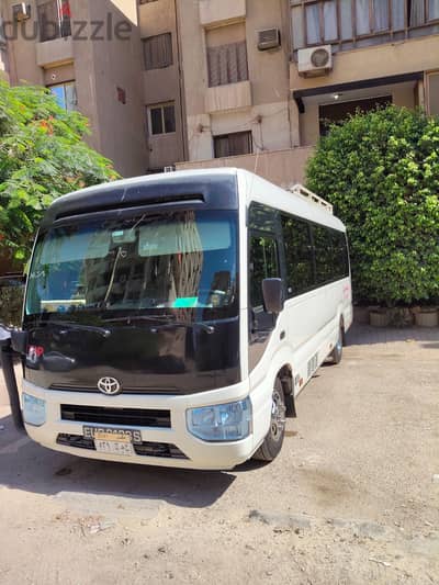 تويوتا كوستر لإيجار النقل السياحي | Toyota Coaster Rental Egypt