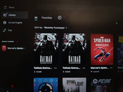 حساب ايبك جيمز عليه spiderman remasterd full access