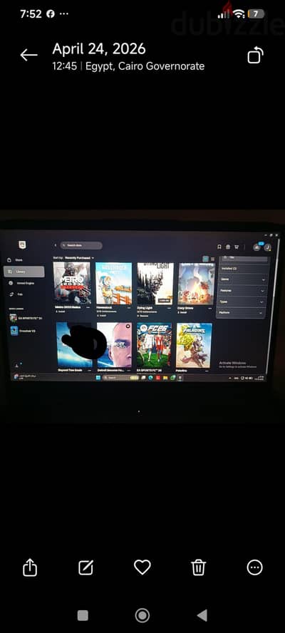 حساب ايبك للبيع عليه العاب كتير وحساب فورت وفيفا حسابات كويسه